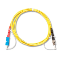 Комплект одномодовых тестовых эталонных кабелей Fluke Networks SRC-9-SCST-KIT (2 м) для тестирования оптоволоконных кабелей ST (2 SC/ST 2 ST/ST)